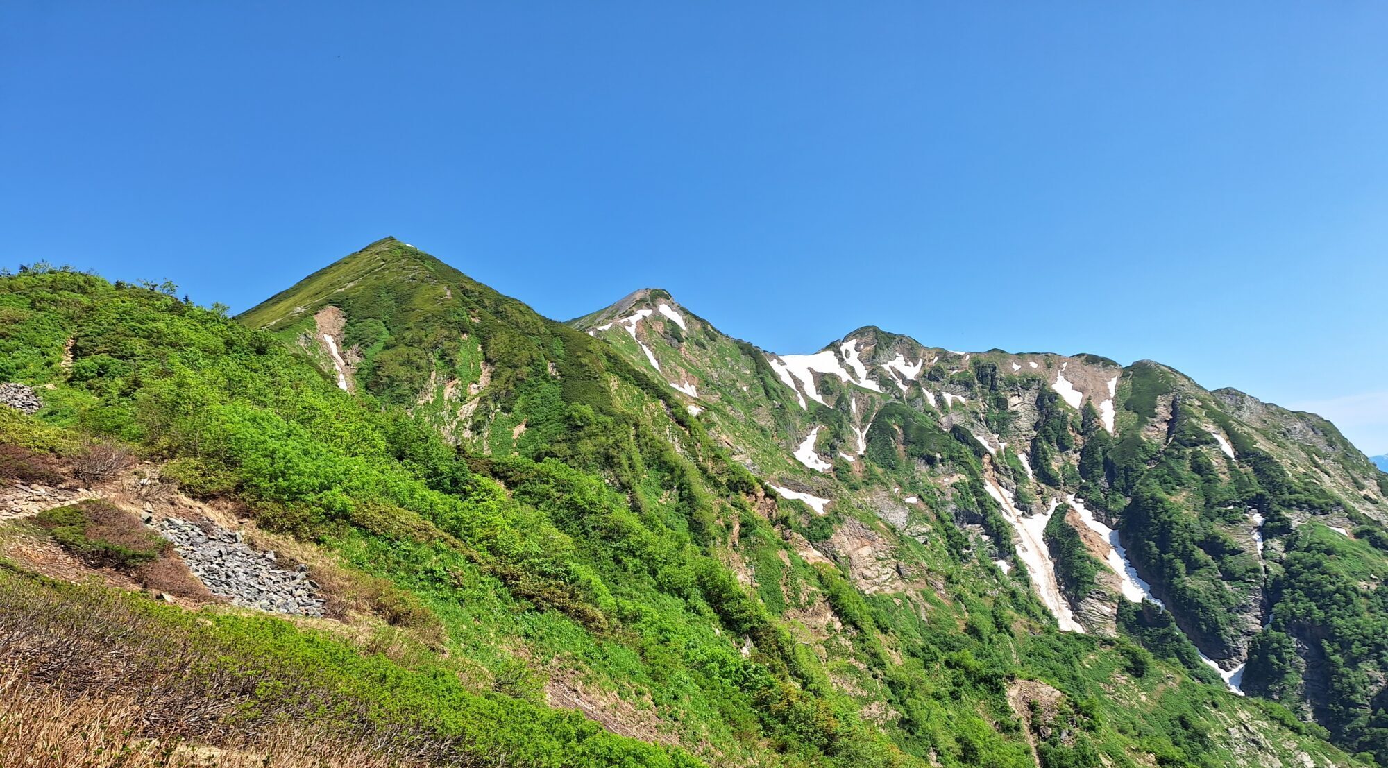 五竜遠見〜八峰キレット〜大谷原ルート